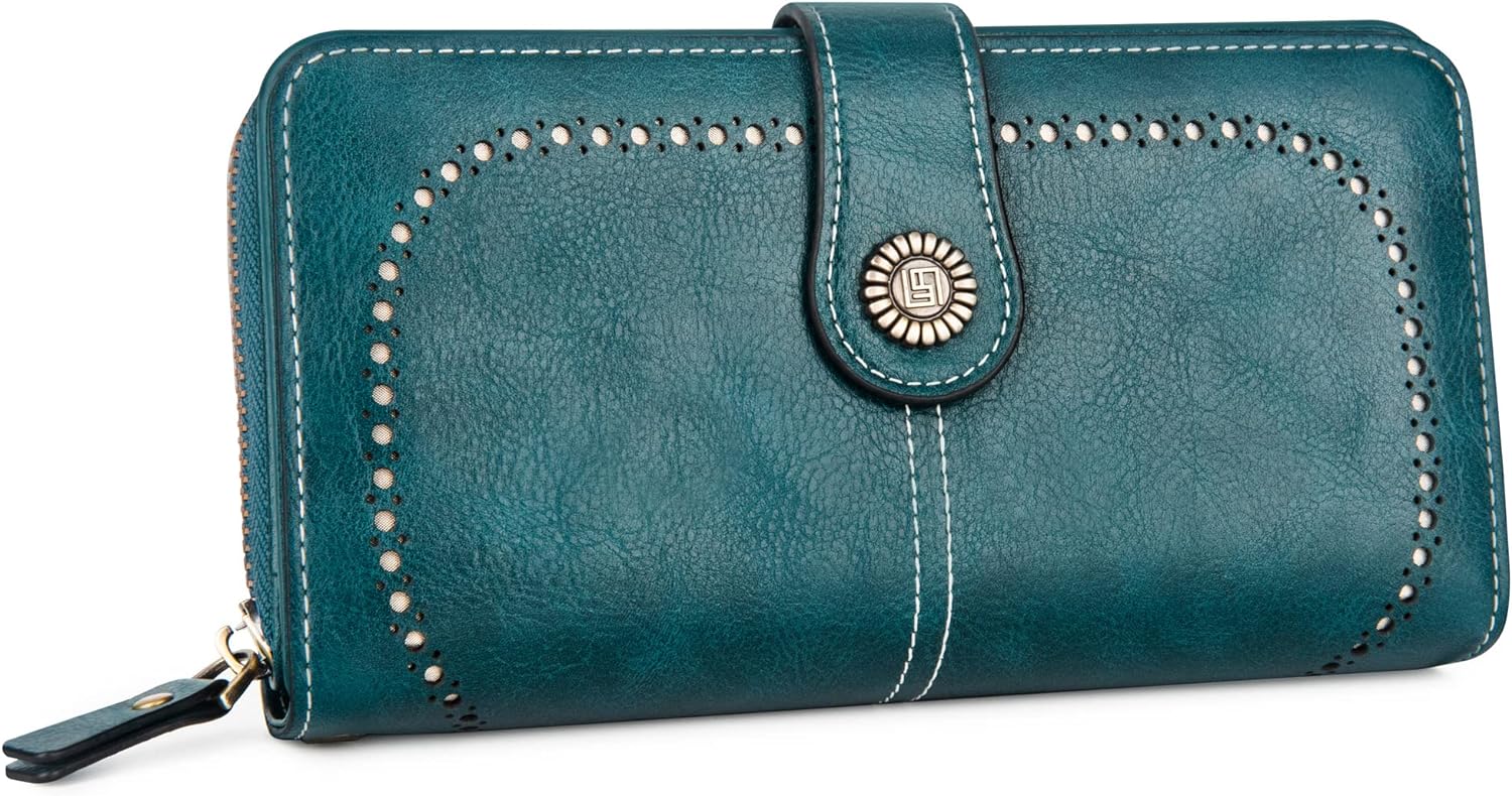 LeatherMax - Stylish Leather Wallet with Wrist Strap