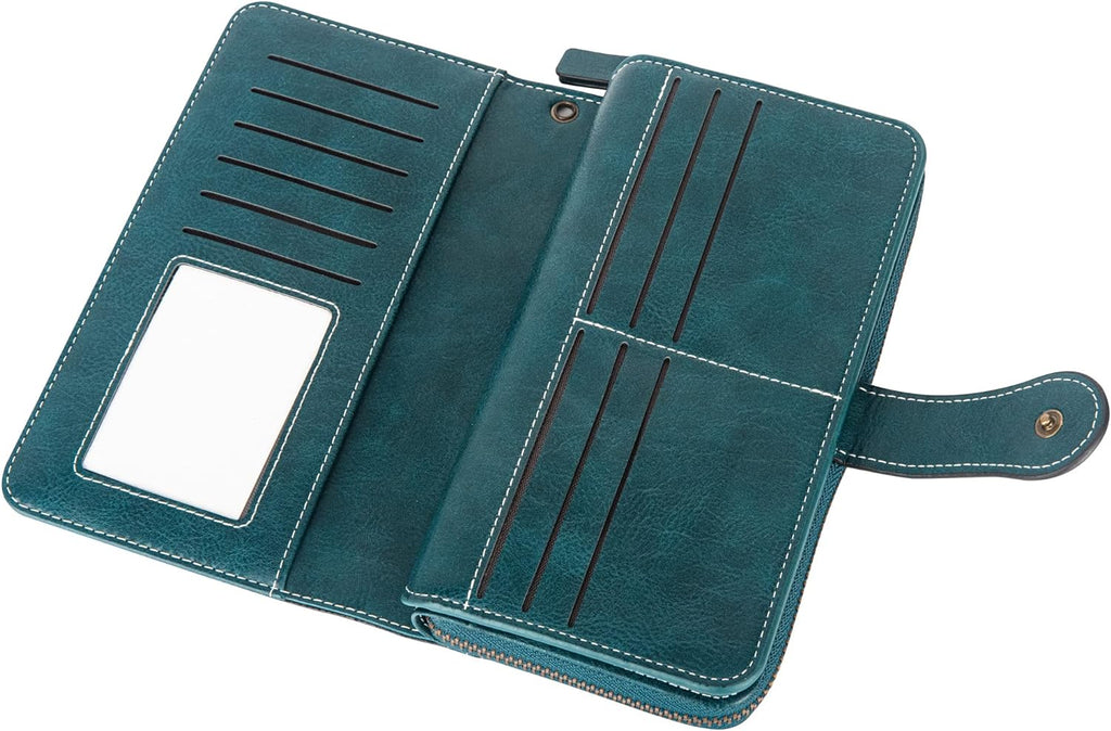 LeatherMax - Stylish Leather Wallet with Wrist Strap