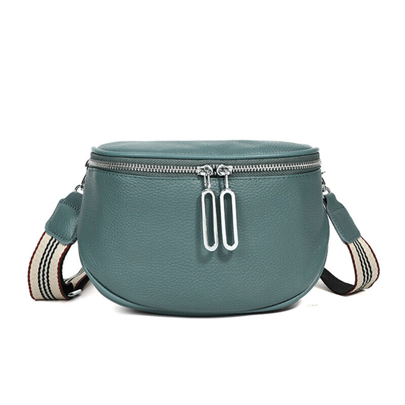 Lucy LeatherBag – Trendy and Cute Leather Saddle Bag