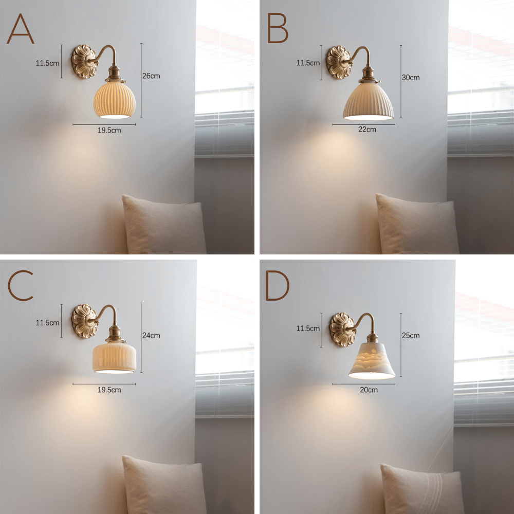 Timeless Elegance - Luxury Brass Wall Lamp for Stylish Interiors