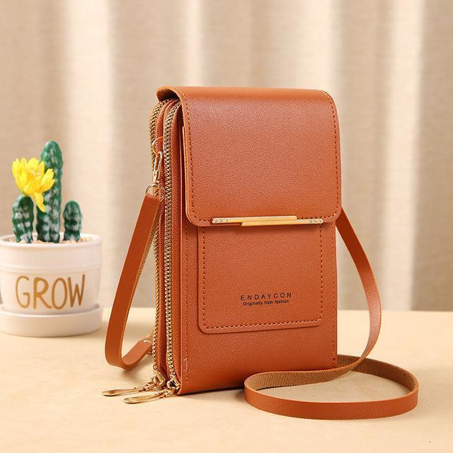 Sonia Wallet – Elegant Leren Telefoonhoes