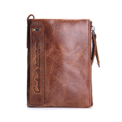 CompactWallet - Stylish double zip wallet