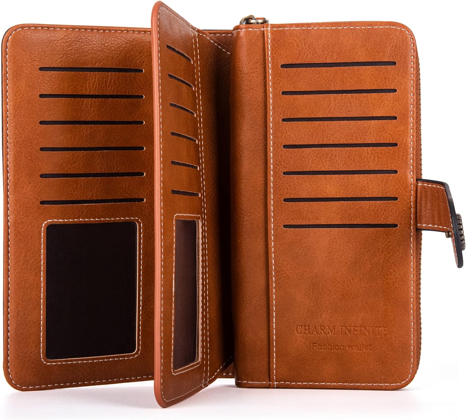 LeatherMax - Stylish Leather Wallet with Wrist Strap