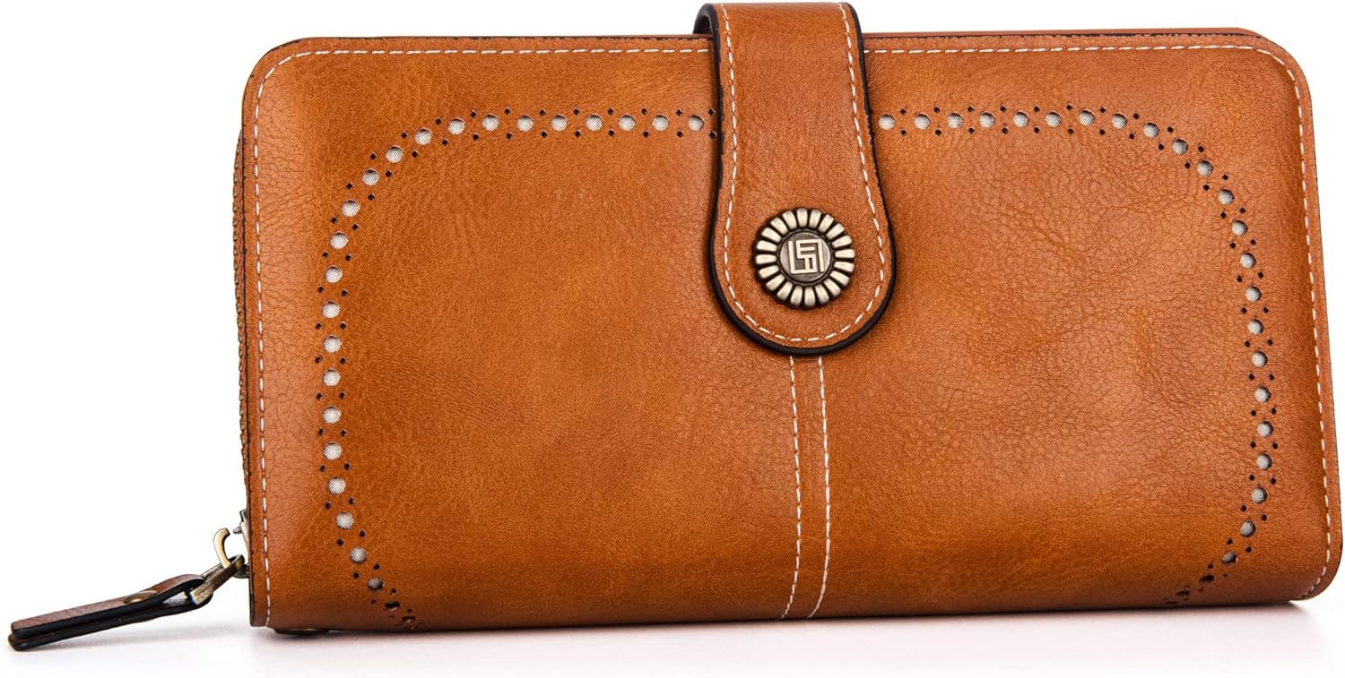 LeatherMax - Stylish Leather Wallet with Wrist Strap