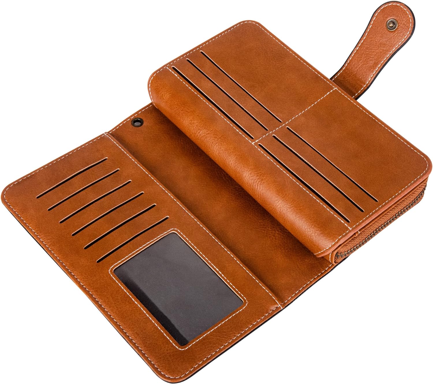 LeatherMax - Stylish Leather Wallet with Wrist Strap