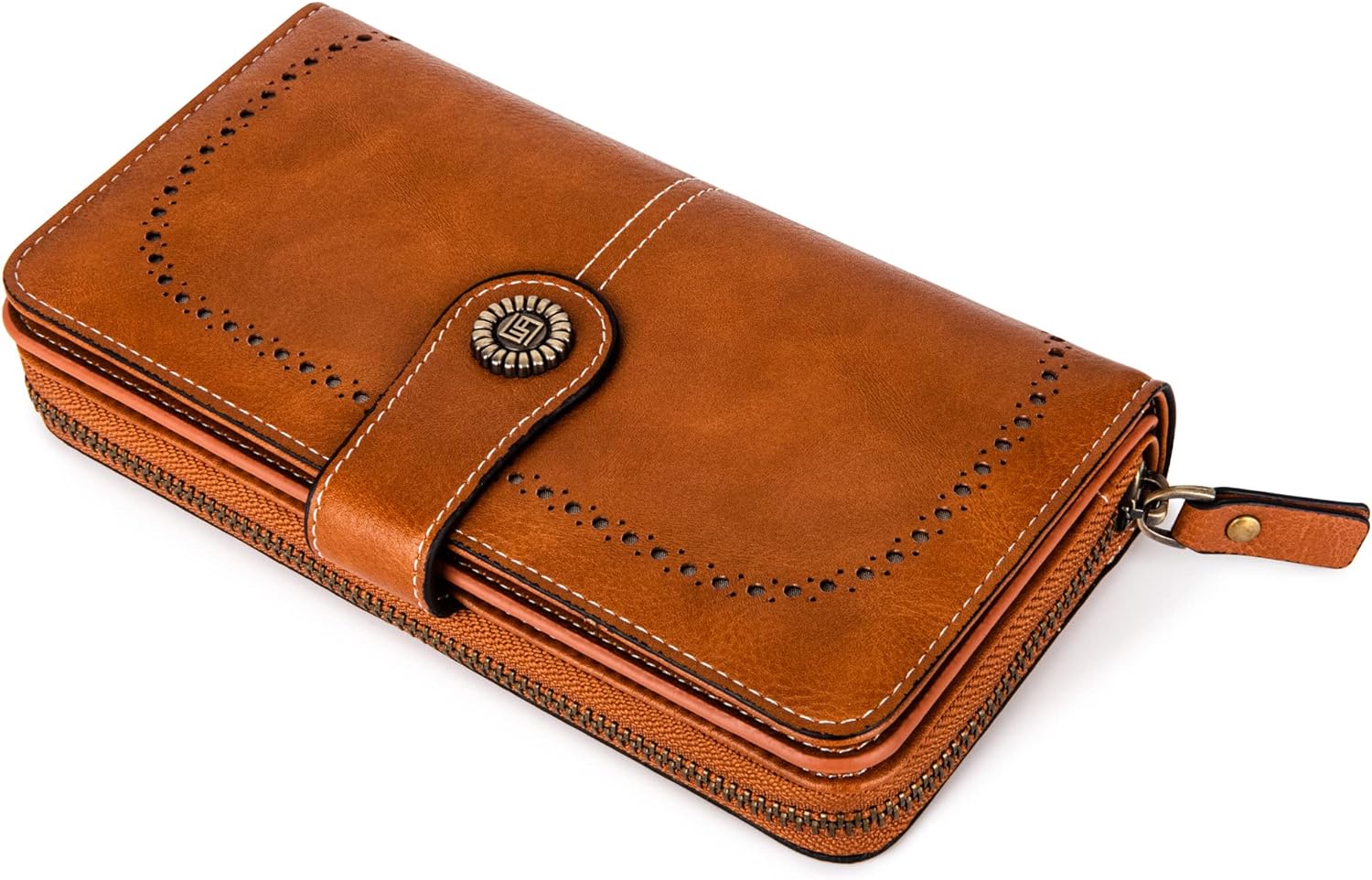 LeatherMax - Stylish Leather Wallet with Wrist Strap