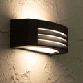 GardaOutdoor Light – Robust Black Wall Lamp IP54