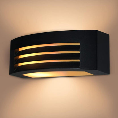 GardaOutdoor Light – Bold Black Wall Lamp IP54