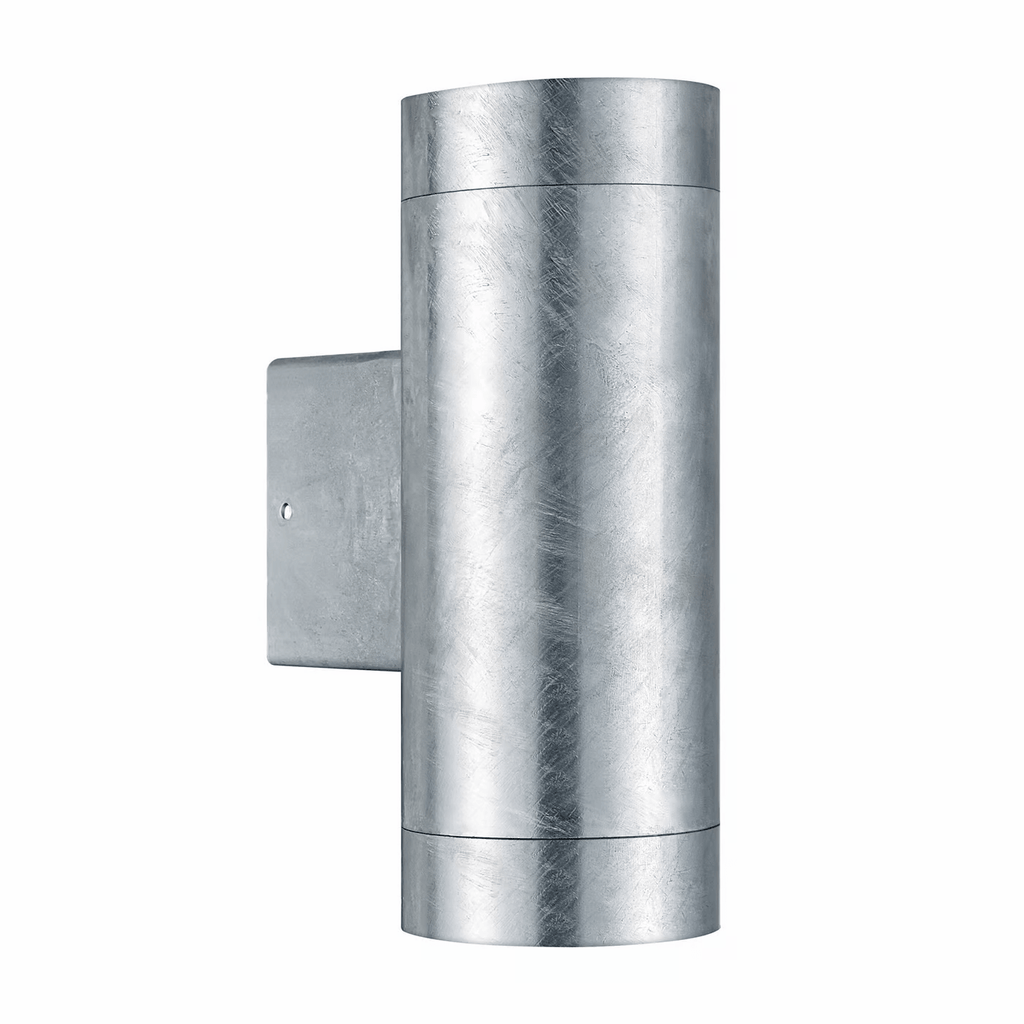 UrbanGlow Light – Sleek Silver Up-Down Outdoor Lamp