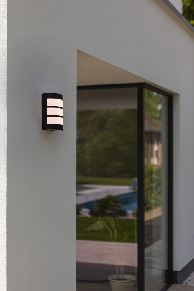 Nila Outdoor Light – Grey E27 Wall Lamp for the Door