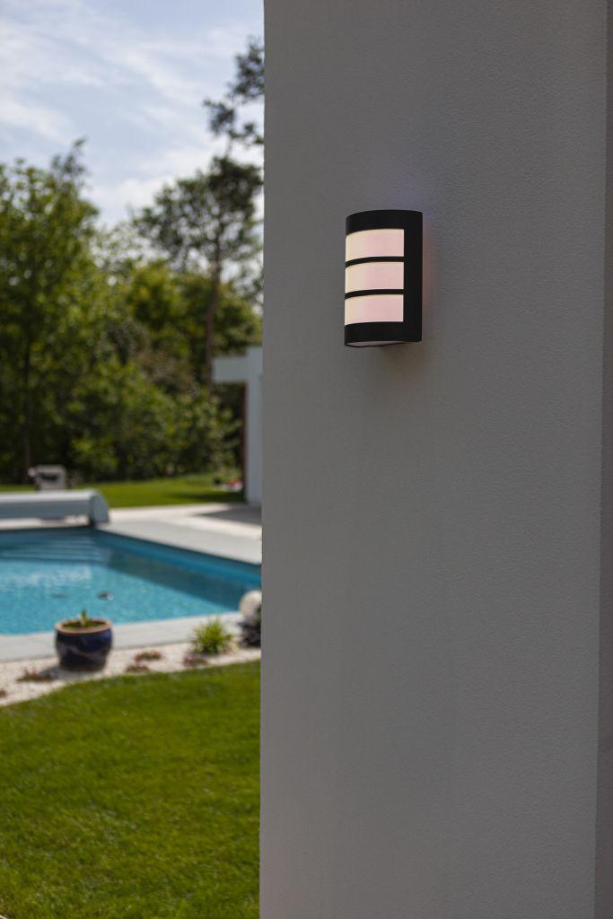 Nila Outdoor Light – Grey E27 Wall Lamp for the Door