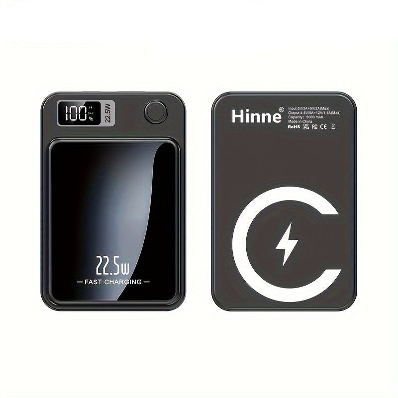 PowerMag - Compact Magnetic Power Bank for Blazing-Fast Charging