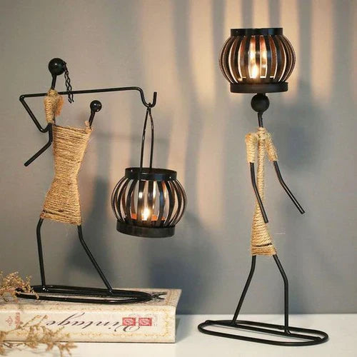 VintageMan - Retro Elegant Candle Holder for Interior