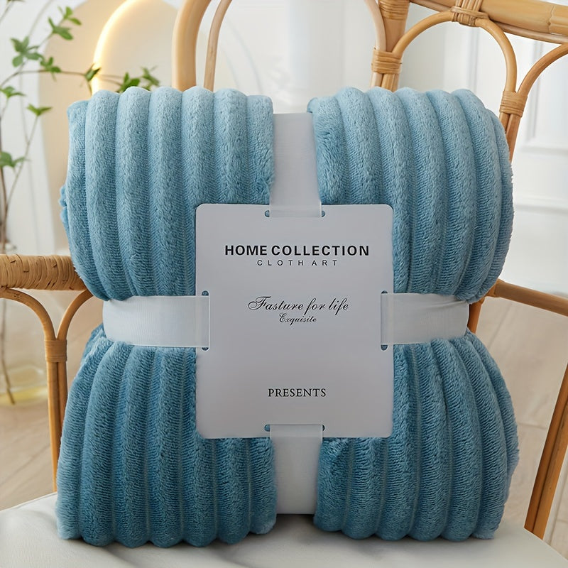 Luxury Flannel Polyester Blanket – Ultimate Comfort & Warmth