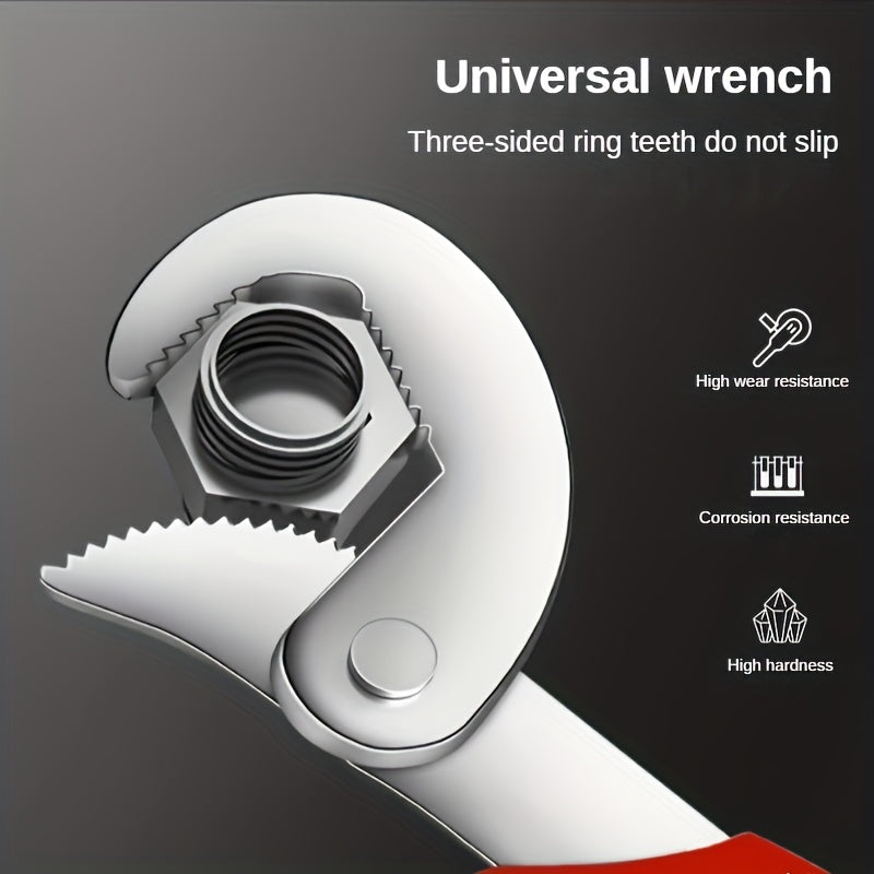 Universal Triangular Toothed Wrench - 1+1 FREE