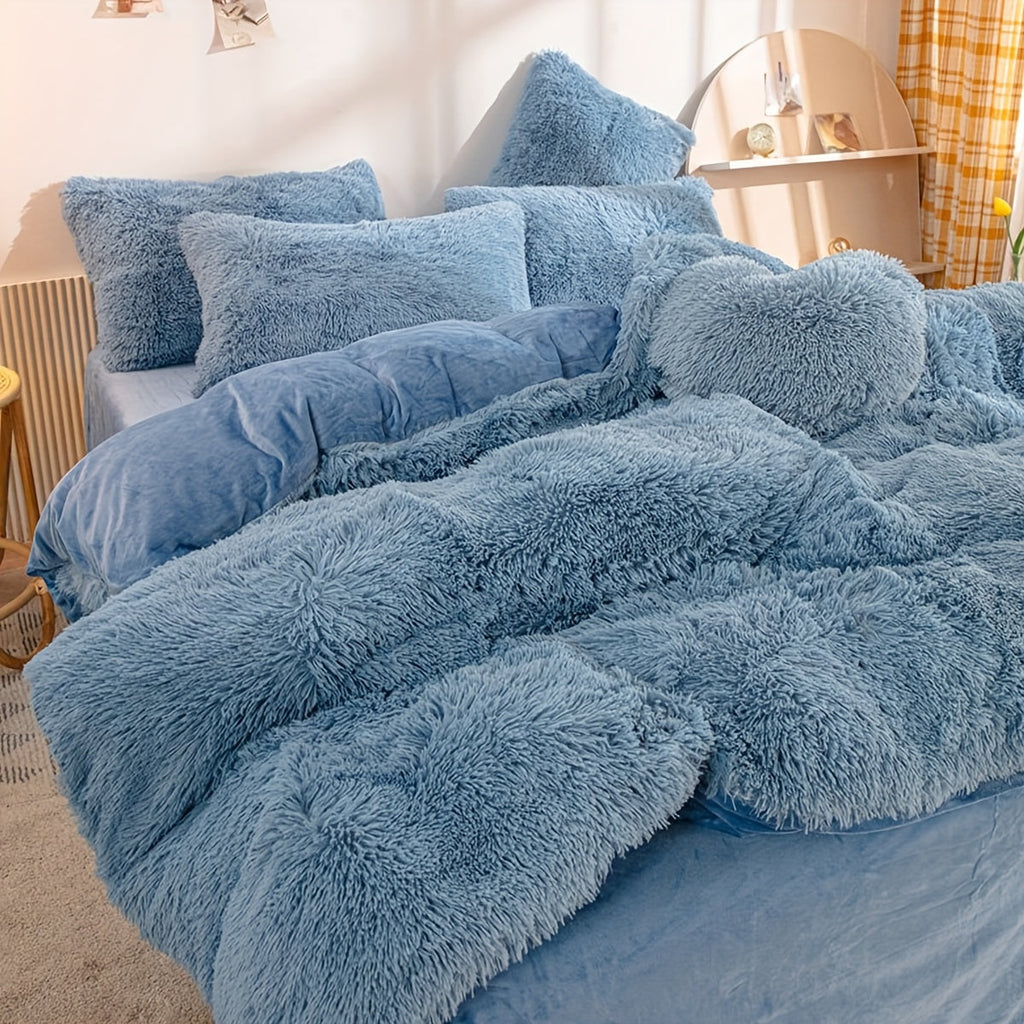 Luxurious Velvet Duvet Cover Set for Ultimate Comfort
