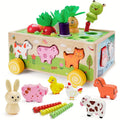 Multifunctional Wooden Play Cube - For Educational Adventures