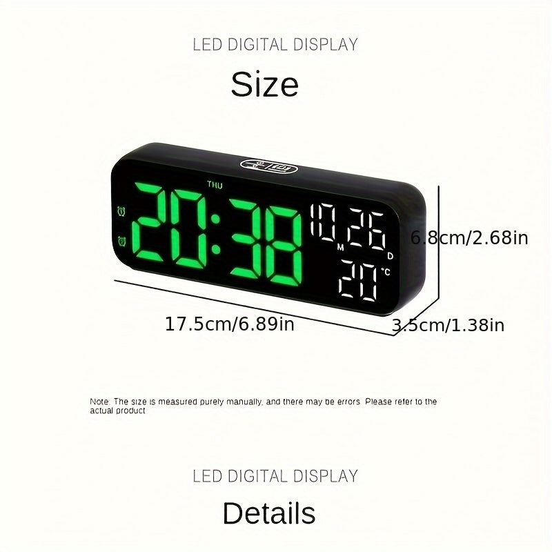 DeskTime - Stylish Digital USB Clock with Date
