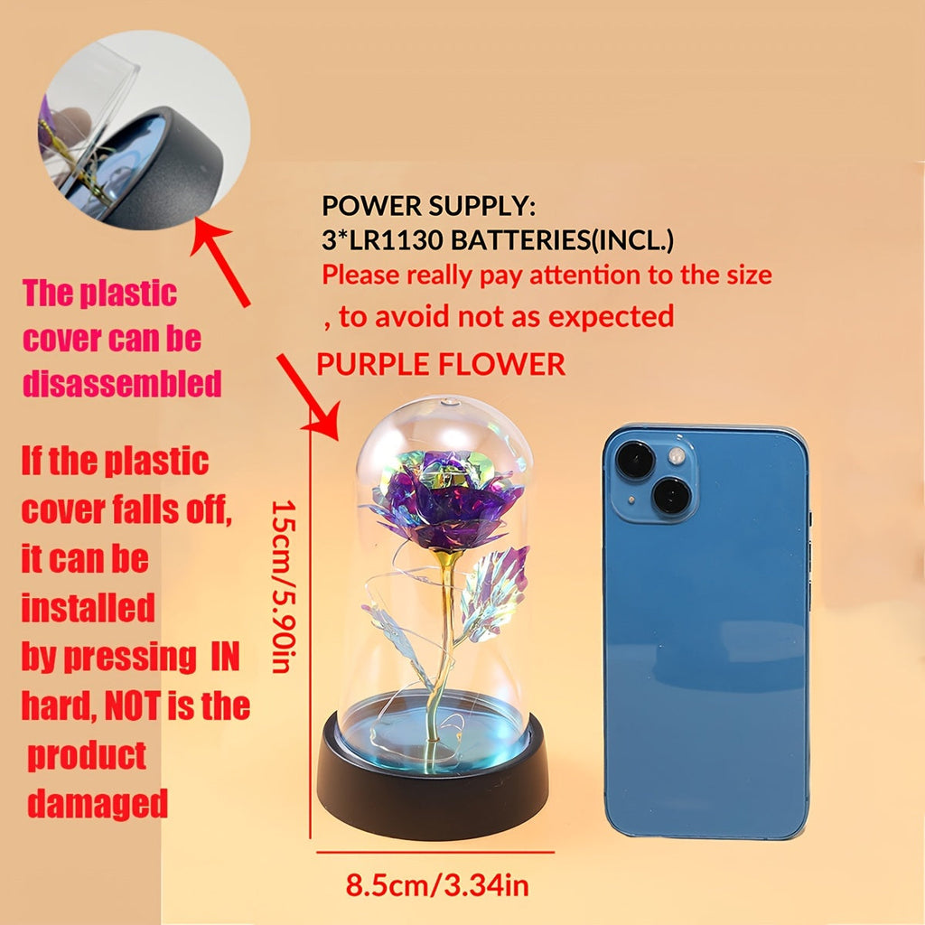 GoldenRose – Luxury Rose Lamp for Interior Decoration