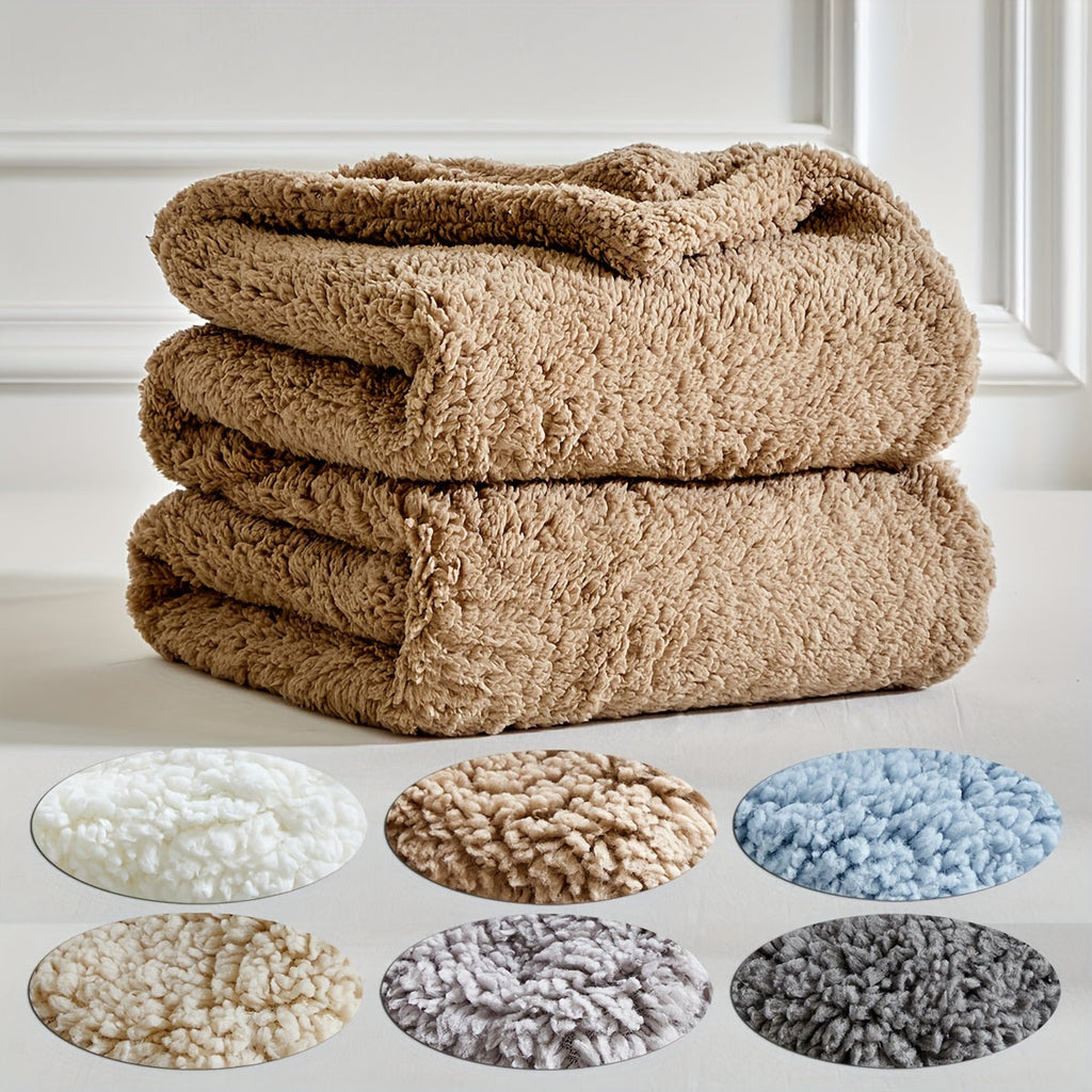 CozyWrap – Luxury Sherpa Fleece Blanket for Winter Days