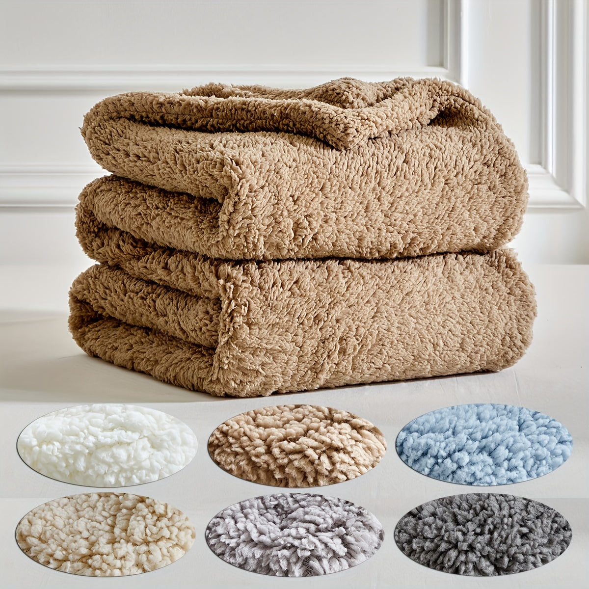 CozyWrap – Luxury Sherpa Fleece Blanket for Winter Days