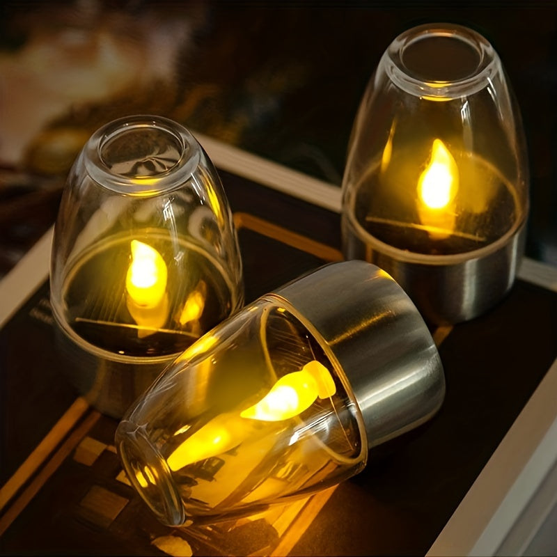 SolarCandle – Solar-Powered LED Tealight for Decor