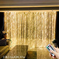 LuxeGlow – USB LED Curtain Lights for Parties