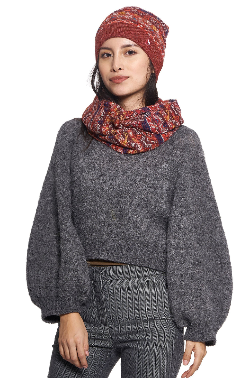 AlpacaFit Beanie - Luxury Jacquard Beanie made of 100%