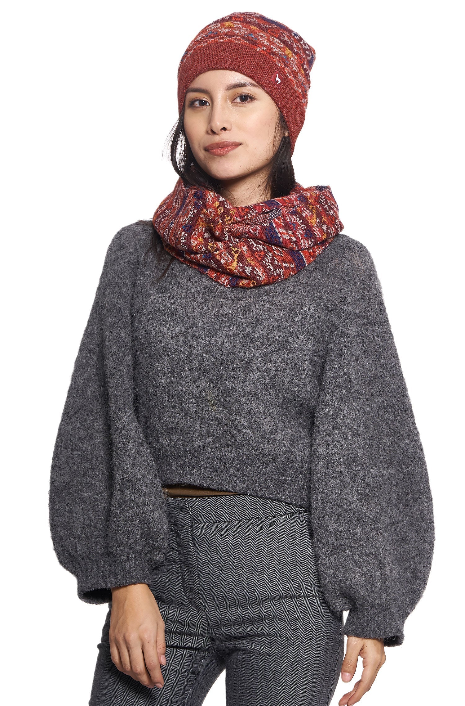 AlpacaFit Beanie - Luxury Jacquard Beanie made of 100%