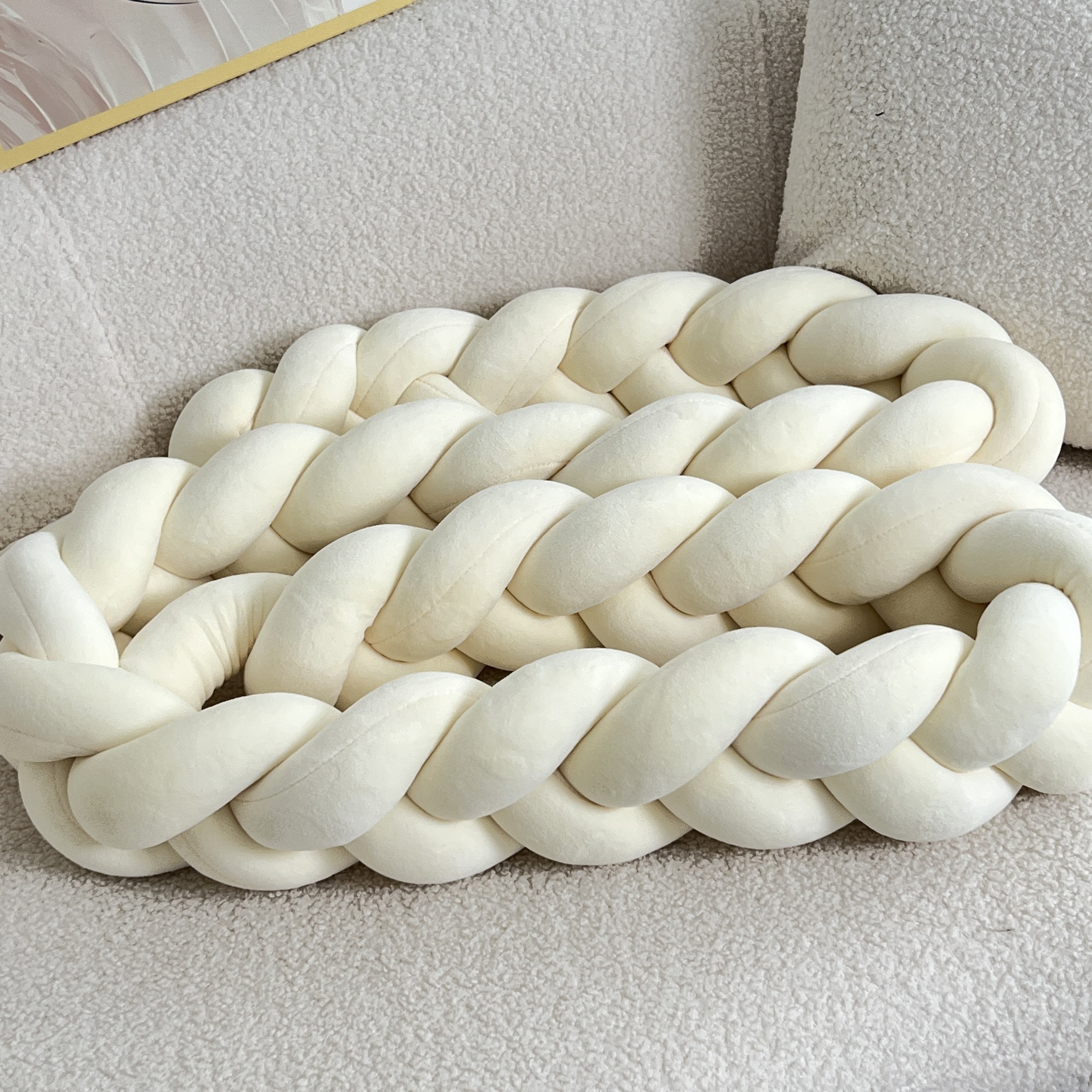 WaveCushion - Modern Washable Floor Cushion with Geometry
