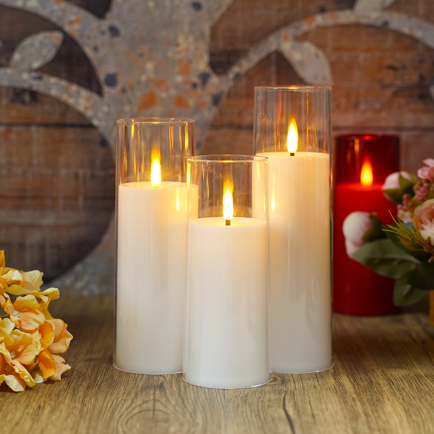 GlowCandle – Set of 5 LED Candles with Remote Control
