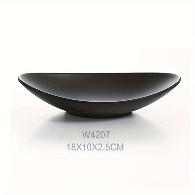 BlackTray - Elegant Oval Jewelry Storage Tray