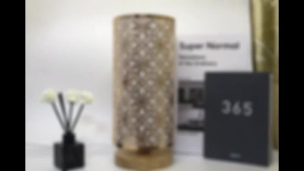 LumiPattern - USB Table Lamp with Metal Frame