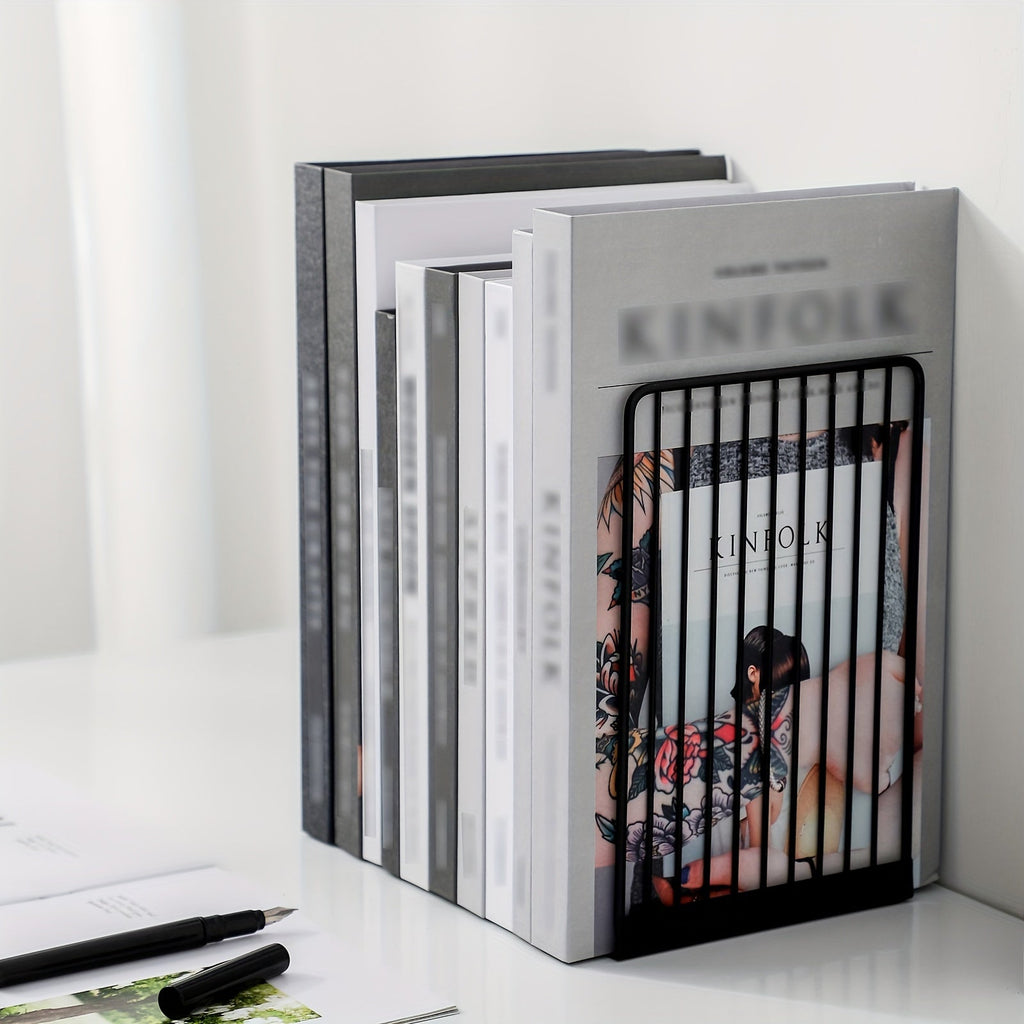 IronHold - Elegant Bookends for Perfect Organization