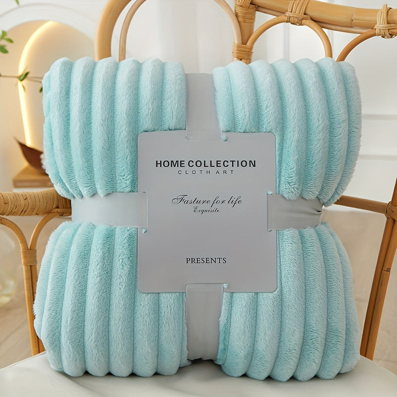 Luxury Flannel Polyester Blanket – Ultimate Comfort & Warmth