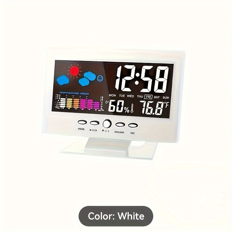 SilentTime Clock – Stylish Digital Weather Station and Climate Monitor
