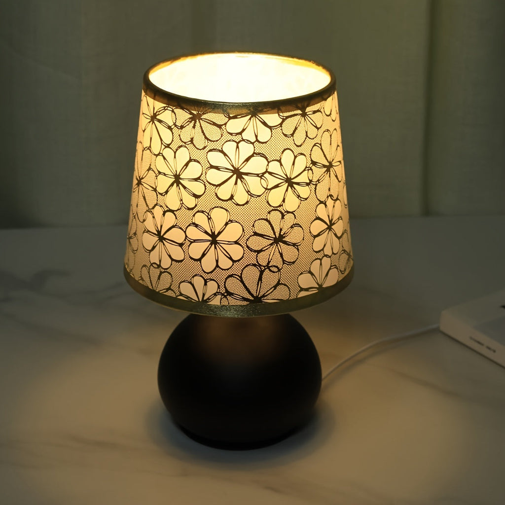 RetroLamp – Scandinavian Fabric Table Lamp with USB