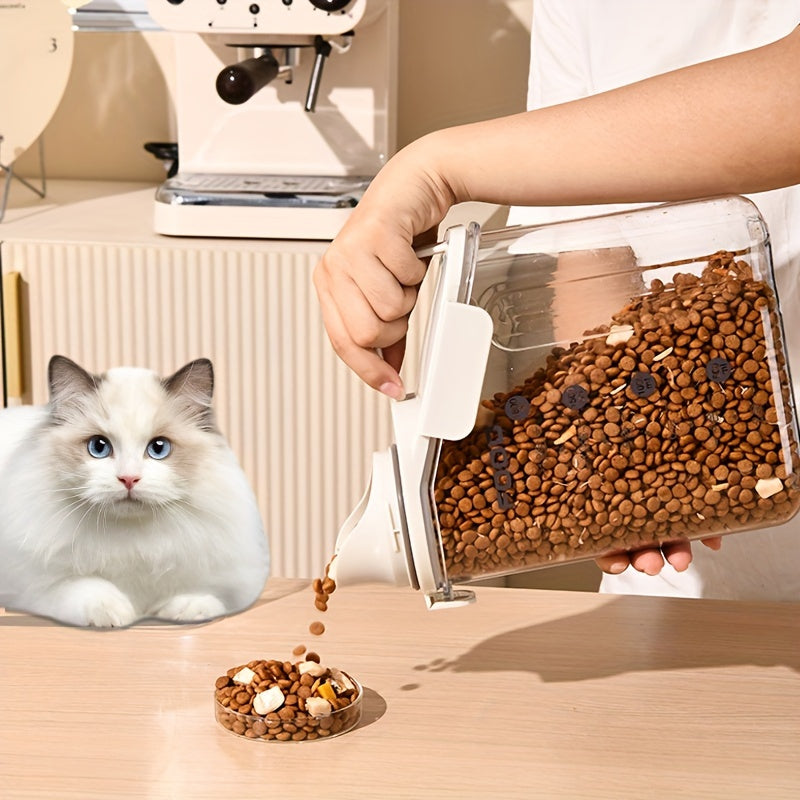 FreshBite - Modern Pet Food Container with Measuring Cup