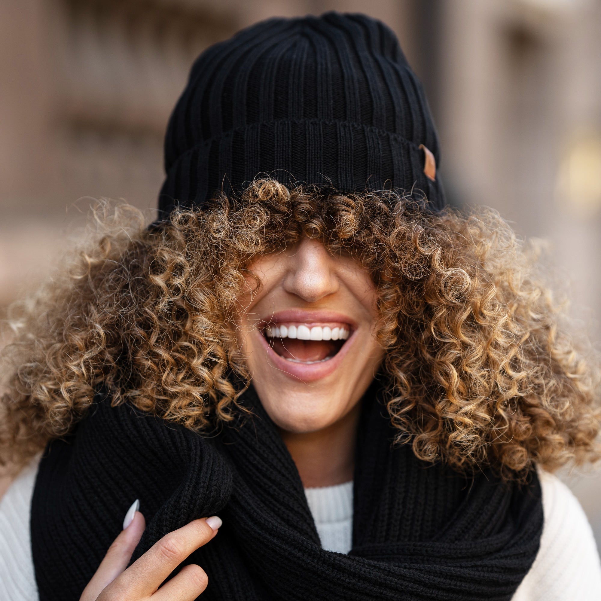CozyMerino Beanie - Luxury Merino Wool Beanie for Women