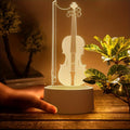 MelodyGlow Lamp - 3D Cello LED Table Lamp