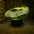 AutoLamp – 3D Sports Car Night Light with USB