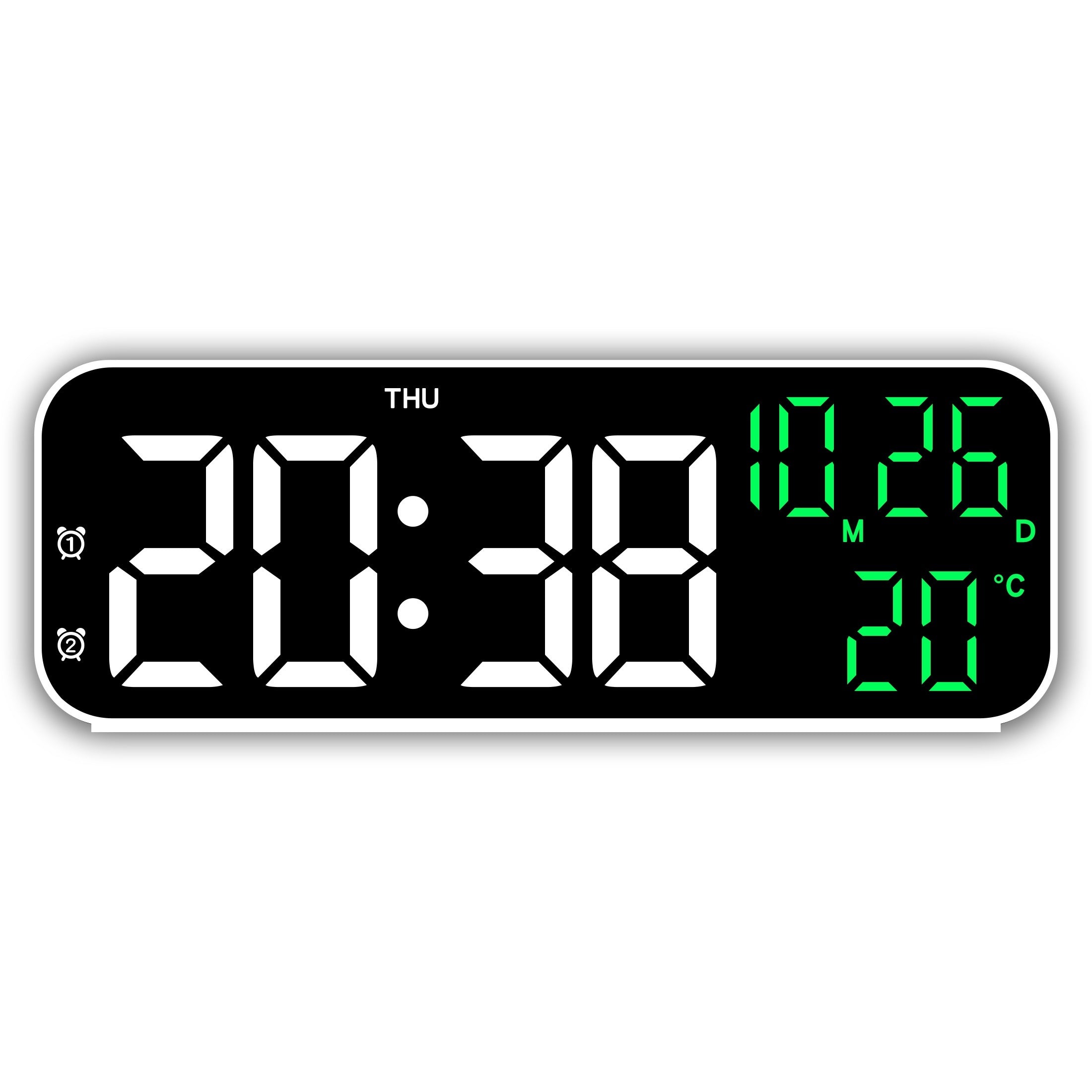 DeskTime - Stylish Digital USB Clock with Date