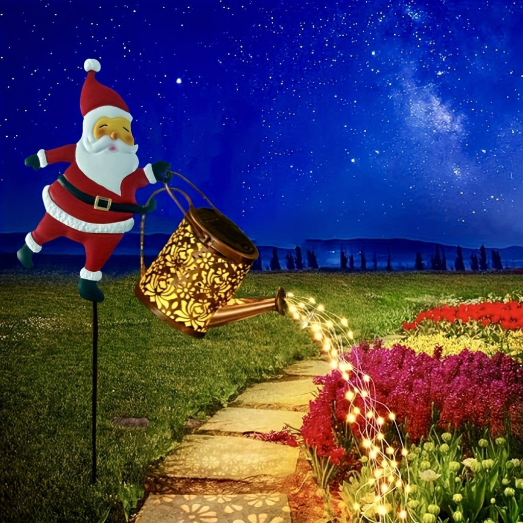 LumiFlow – Solar Powered Waterfall LED Garden Lights