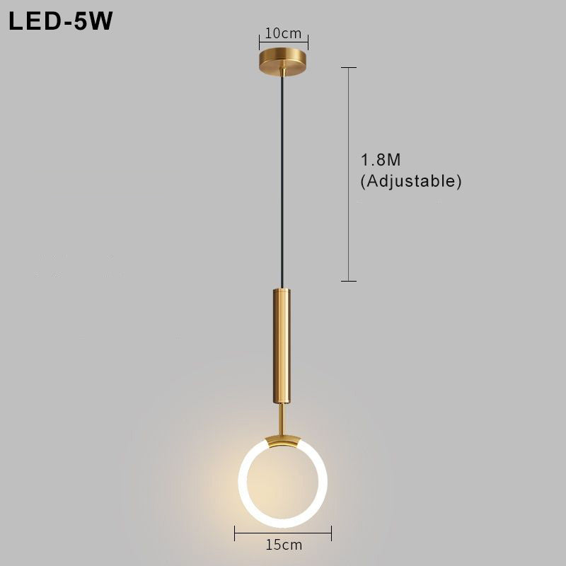 Nordic Elegance Ceiling Light - Scandinavian LED Pendant Lamp