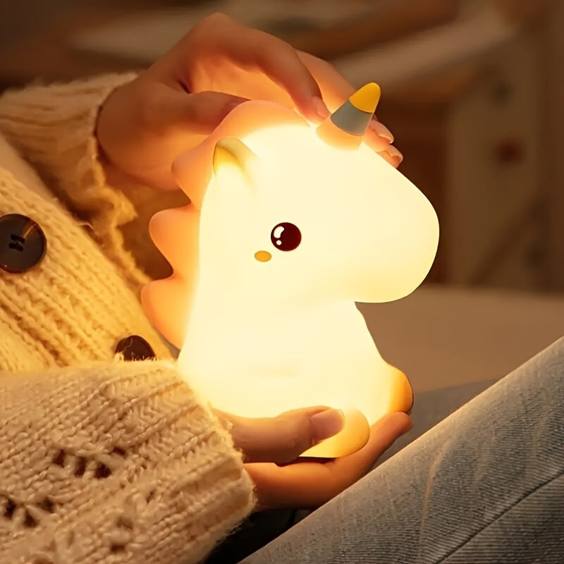 UnicornGlow Night Light - Colorful LED Lamp with Protection