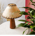 HeritageGlow Lamp – Classic Wooden Table Lamp