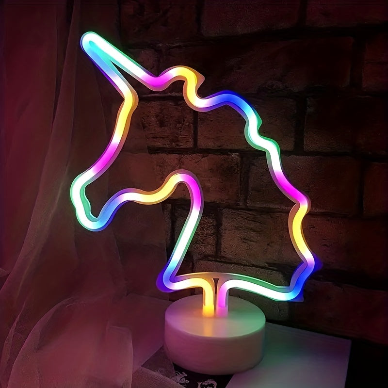 UnicornGlow Lamp - Neon Unicorn USB Table Lamp for Party Decoration