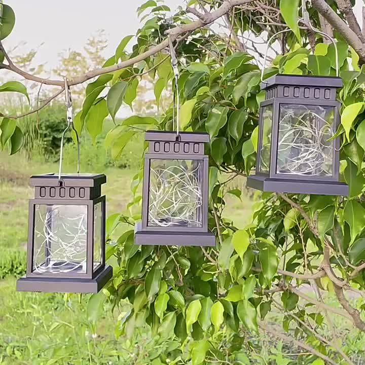 SolarLantern – Set of Waterproof Solar Hanging Lights for Garden and Party