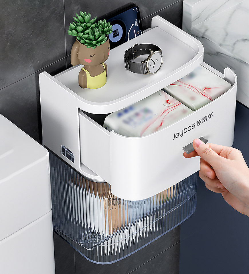 SmartStore - Luxury Toilet Paper Holder with Storage