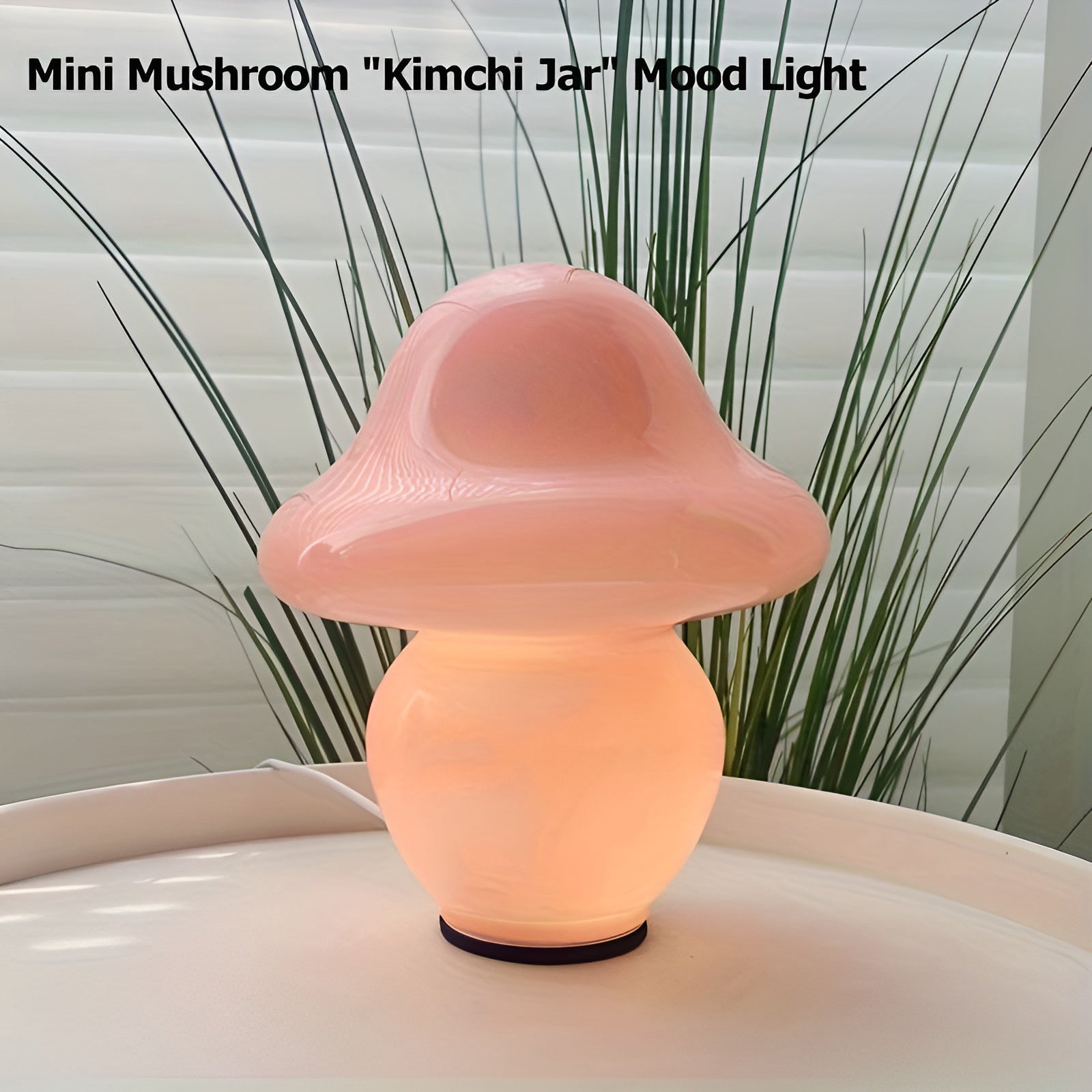 MushroomDream Lamp – Enchanting Glass Lighting with Mushroom Motif